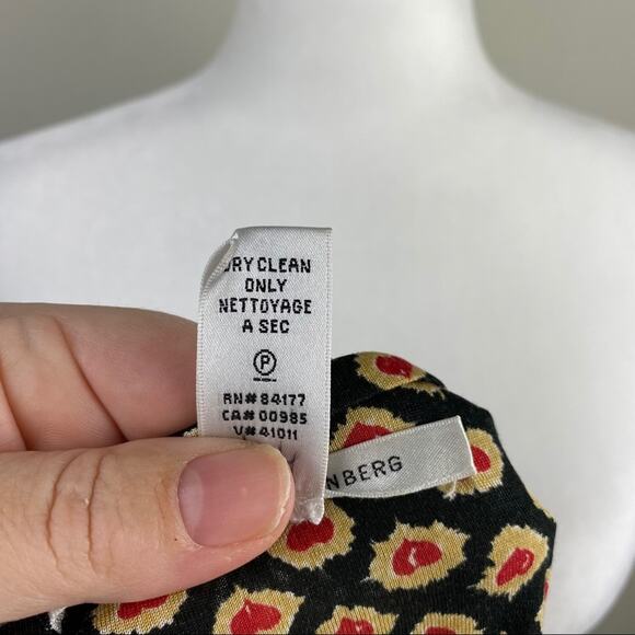 Diane Von Furstenberg Heart Design Laetitia Empire Waist Dress - Picture 7 of 7